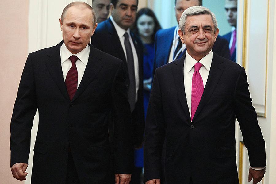 Владимир Путин ждет Сержа Саргсяна в Сочи